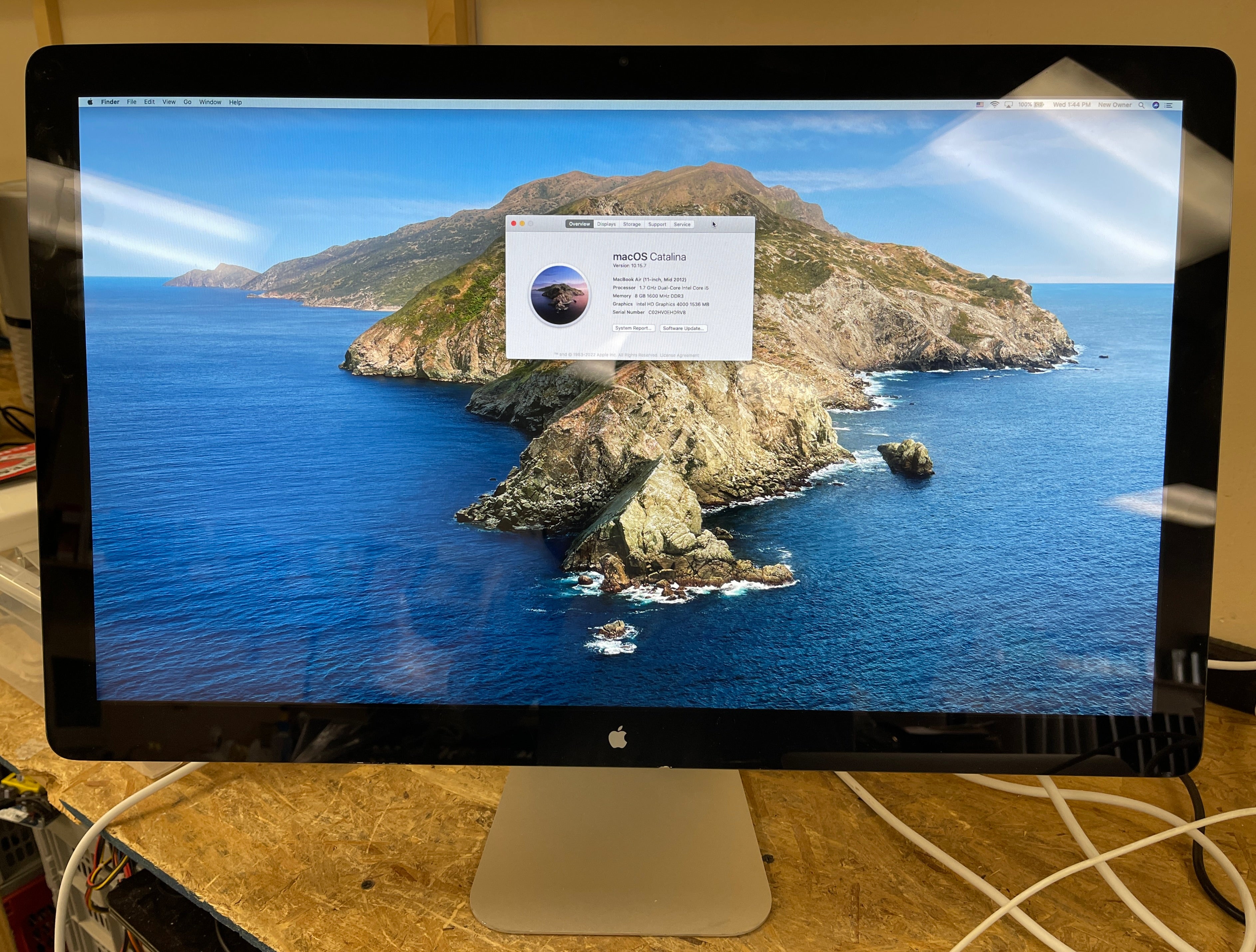 美品・送料込】 Apple Thunderbolt Display 27インチ 27 【美品/送料込