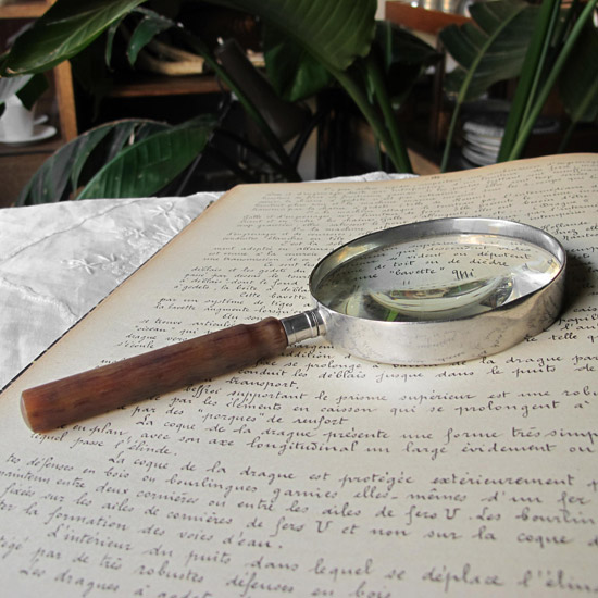 アンティーク ルーペ 虫眼鏡（ust1045） - アンティーク家具・雑貨専門