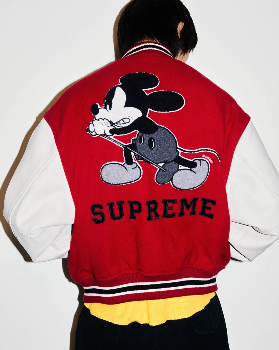 Supreme x NUMBER (N)INE x Mickey Mouse 25FW Week8 が国内10月18日に