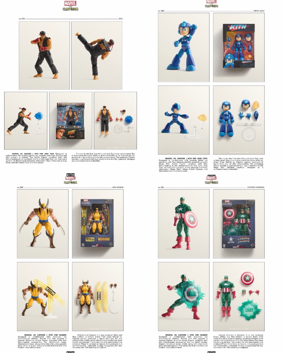 Marvel Capcom Kith ロックマン フィギュア Kith x Capcom vs Marvel