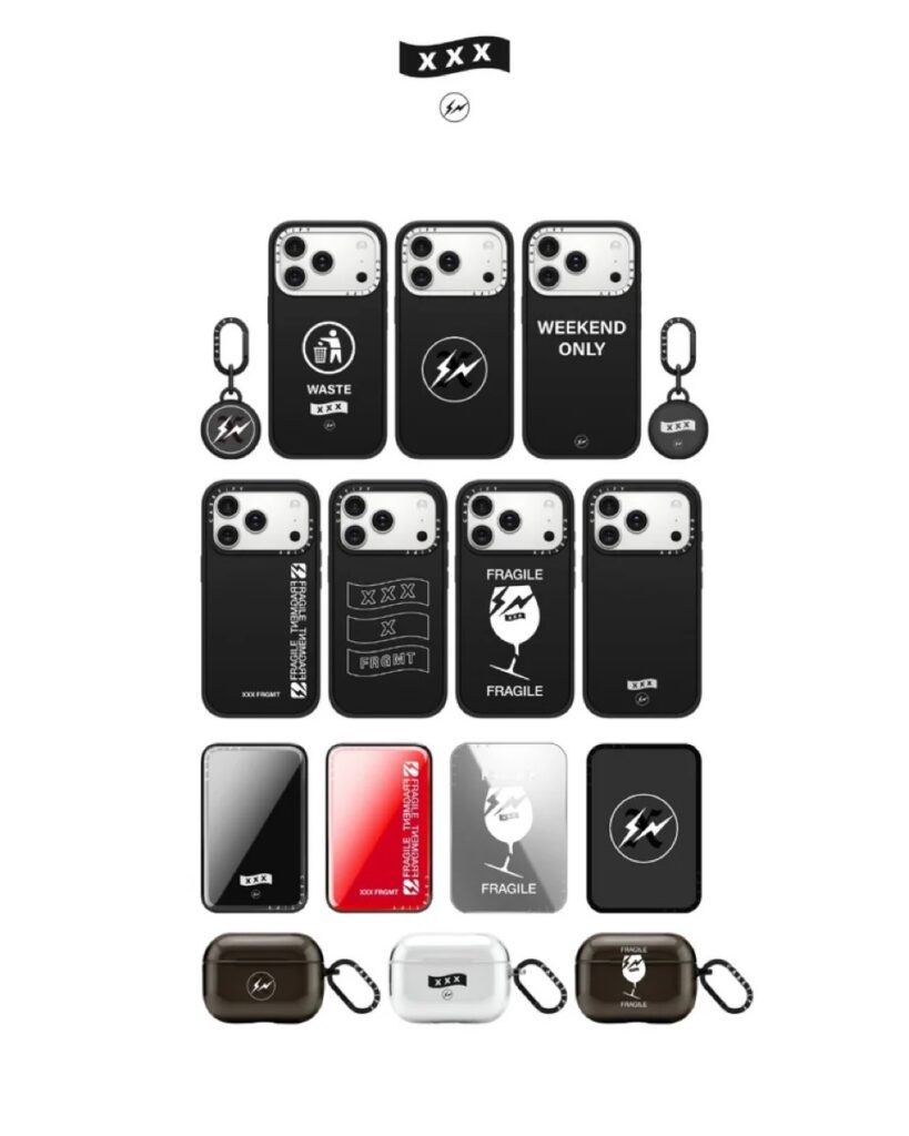 GOD SELECTION XXX x FRAGMENT x CASETiFY コラボテックアクセ第2弾が