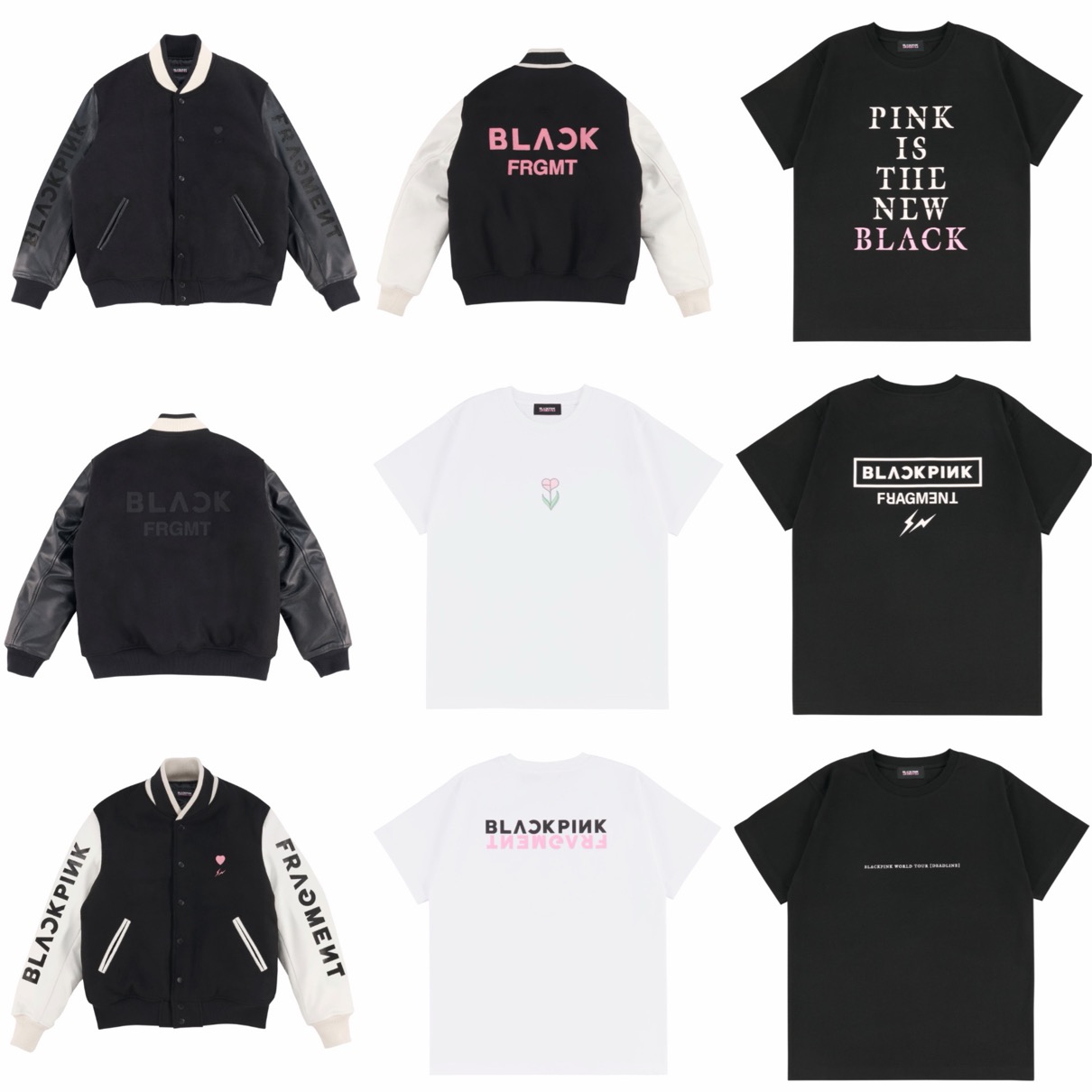 FRAGMENTTシャツBLACKFRGMT BLACKPINK ブラックピンク FRAGMENT】T