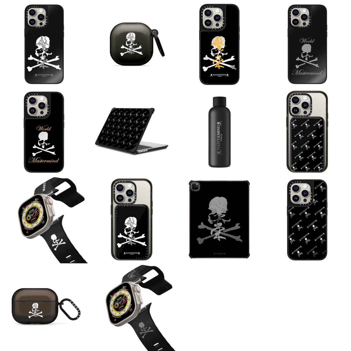 MASTERMIND WORLD × CASETiFY コラボ第2弾が国内10月24日より発売開始