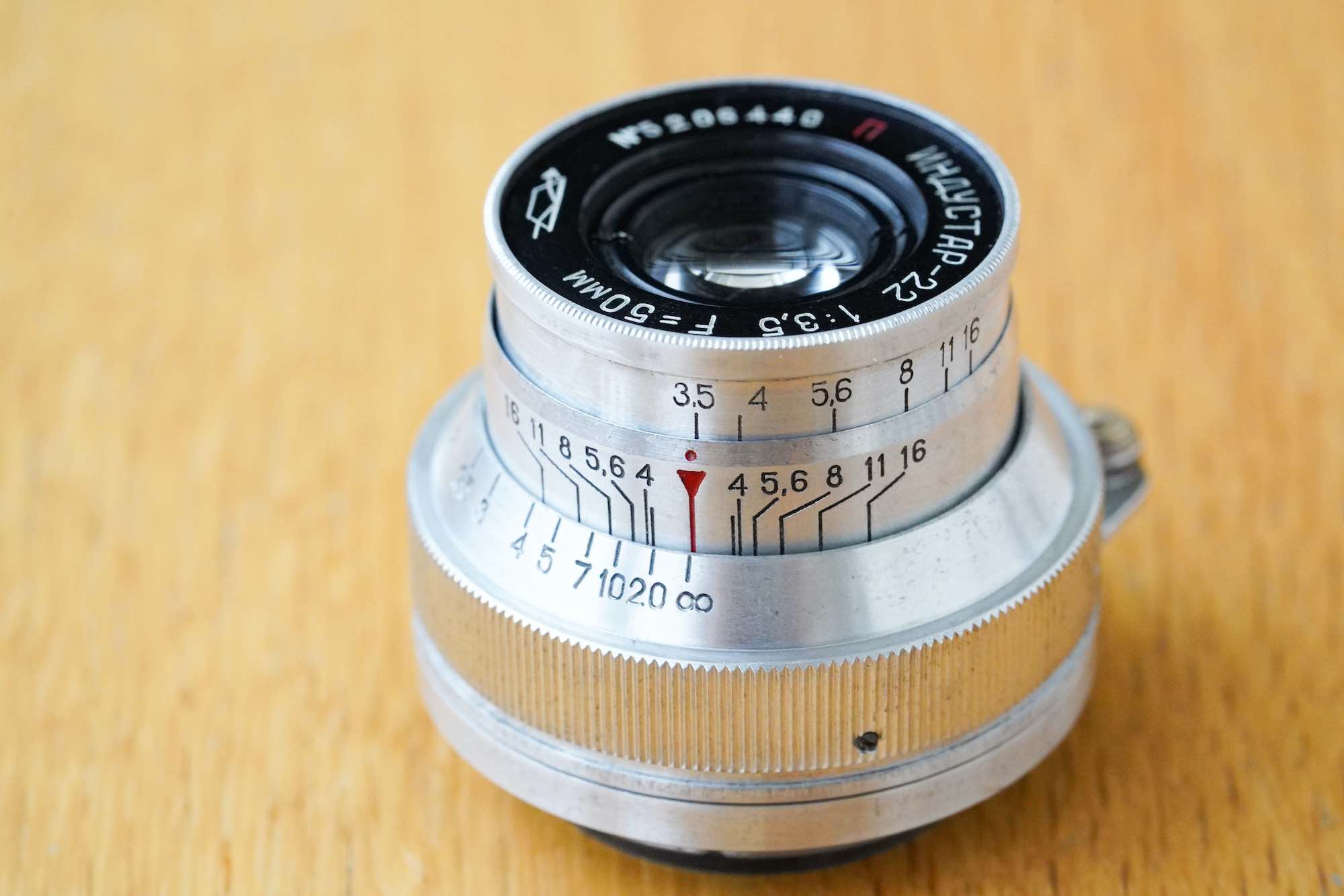 Industar-22 50mm f/3.5 LTM/LSM M39 №5206440 uralseller.com