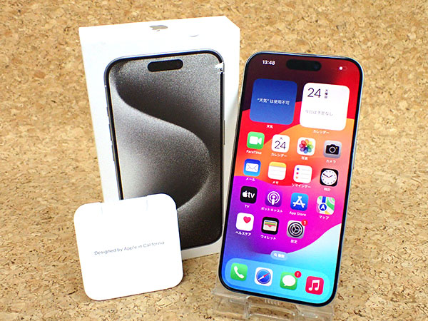 美品iPhone 15 Pro Max ホワイト256GB 91% SIMフリー 美品iPhone 15 Pro