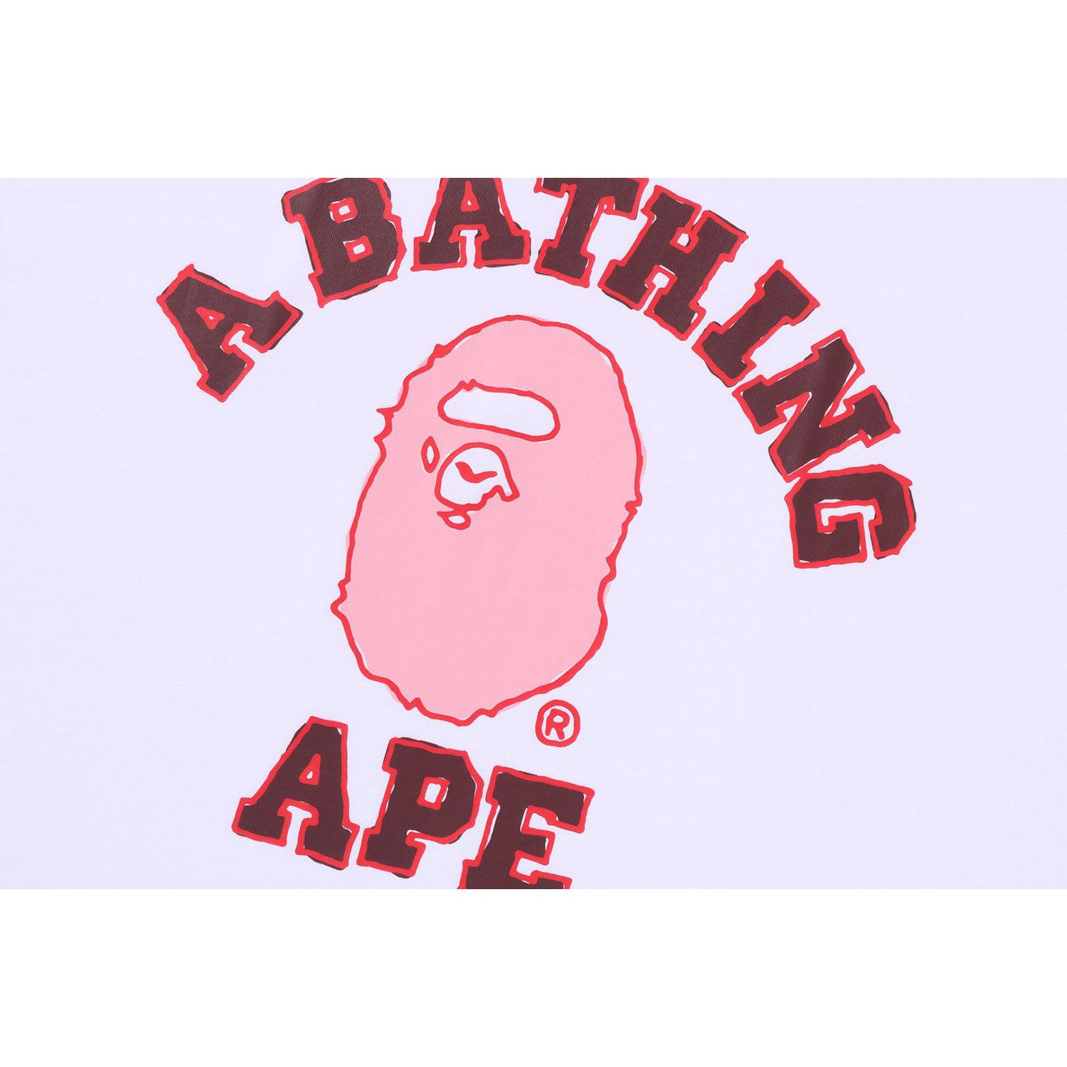 HAND DRAWN COLLEGE RELAXED FIT TEE MENS – us.bape.com