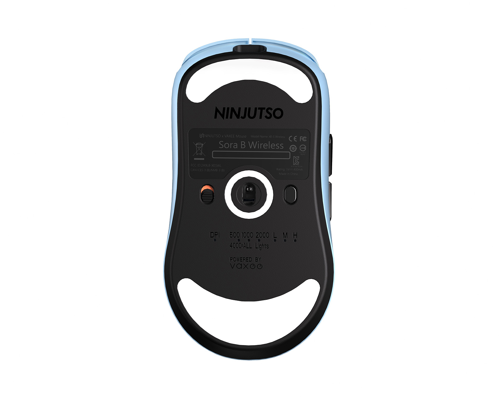 Ninjutso x Vaxee Sora Superlight Wireless Gaming Mouse - Blue - us