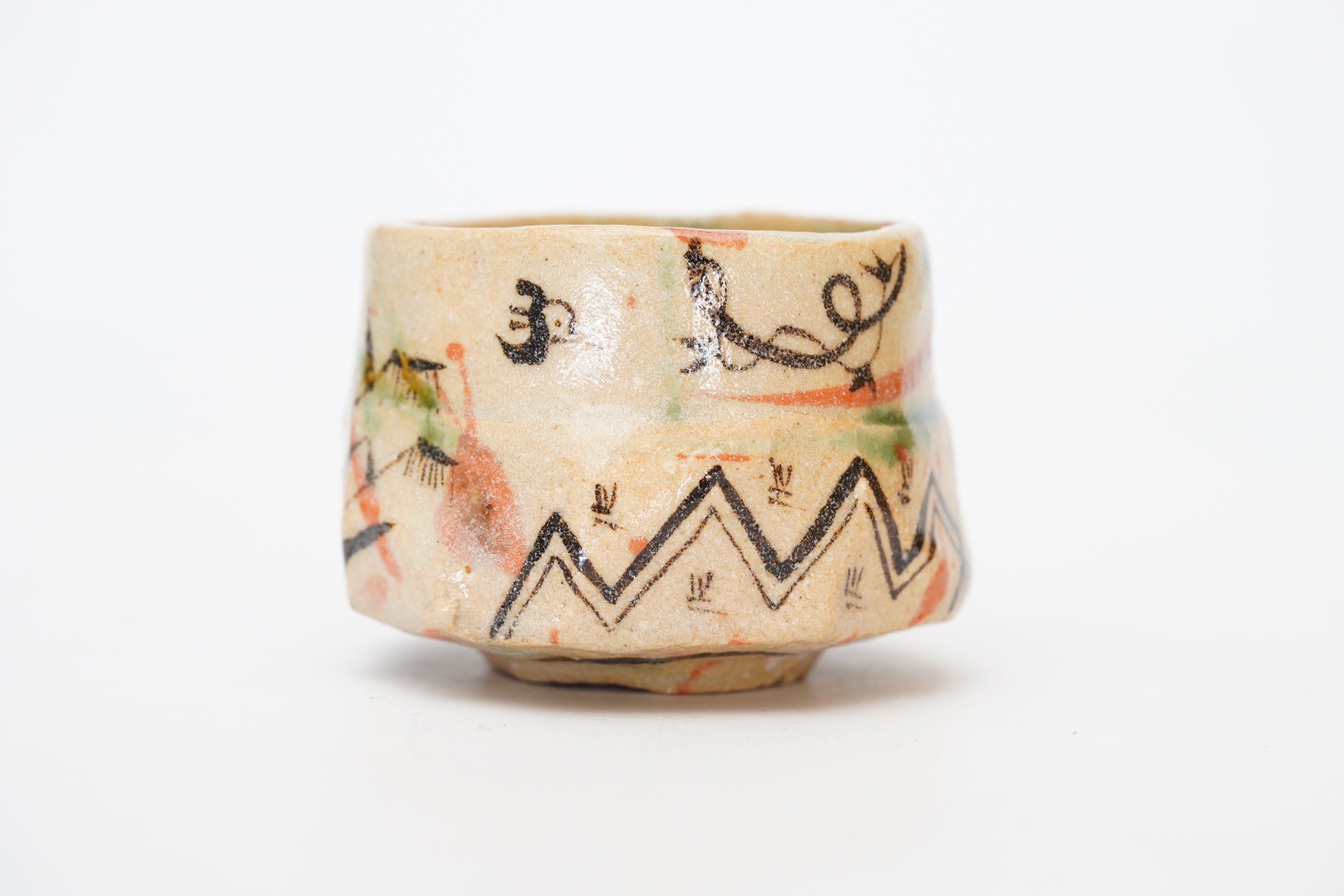 陶芸家 作家物 澤克典 織部 ぐい呑 酒器 酒盃 弥七田織部 共箱 Amazon