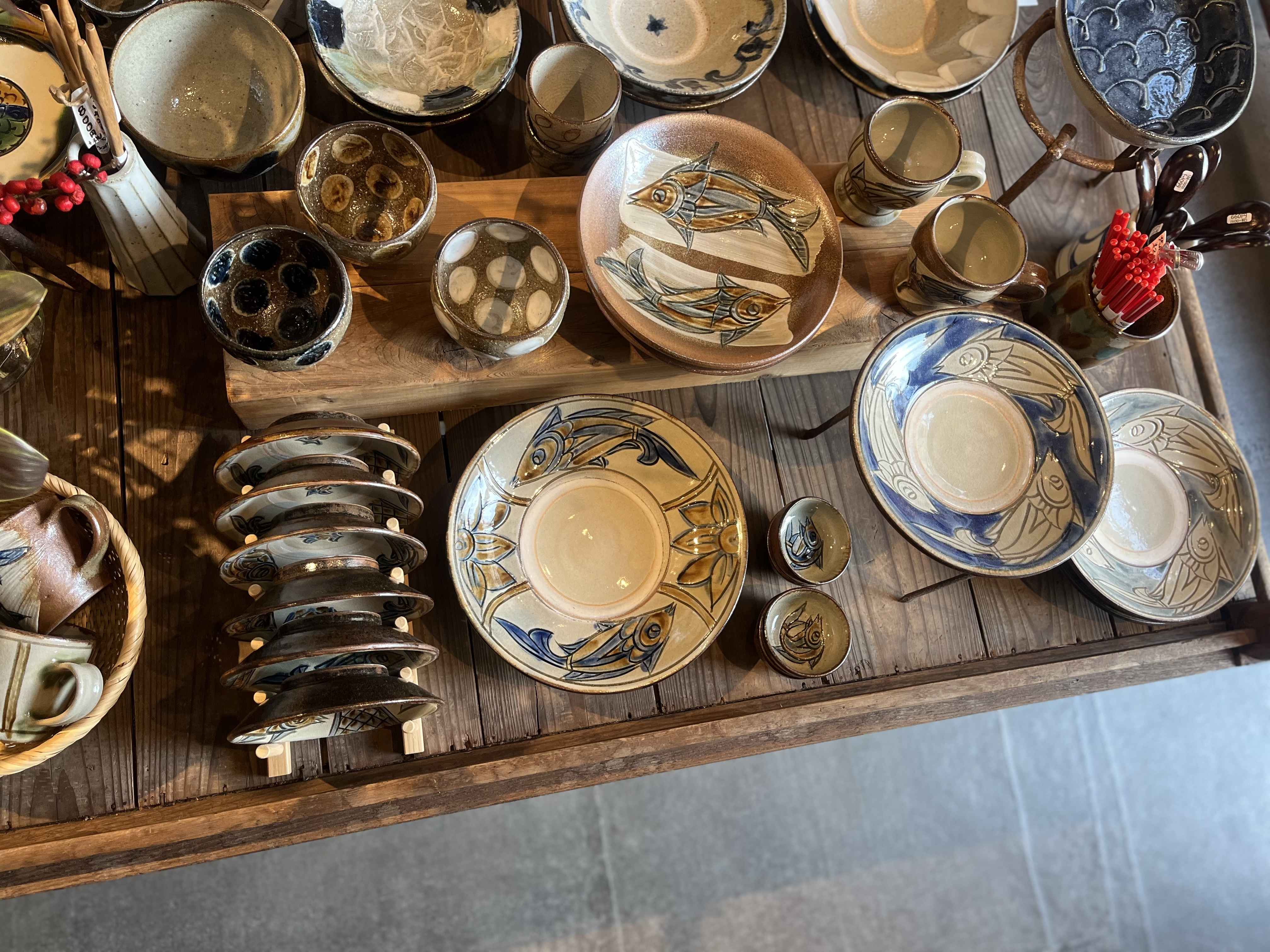 金城次郎さん末裔 金城敏幸さん魚紋やちむん 壺屋焼 東京うつわのわ田