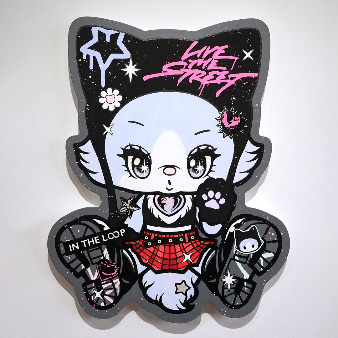 Backside works. アートフェア東京 2024 サイン入りステッカー 2025年