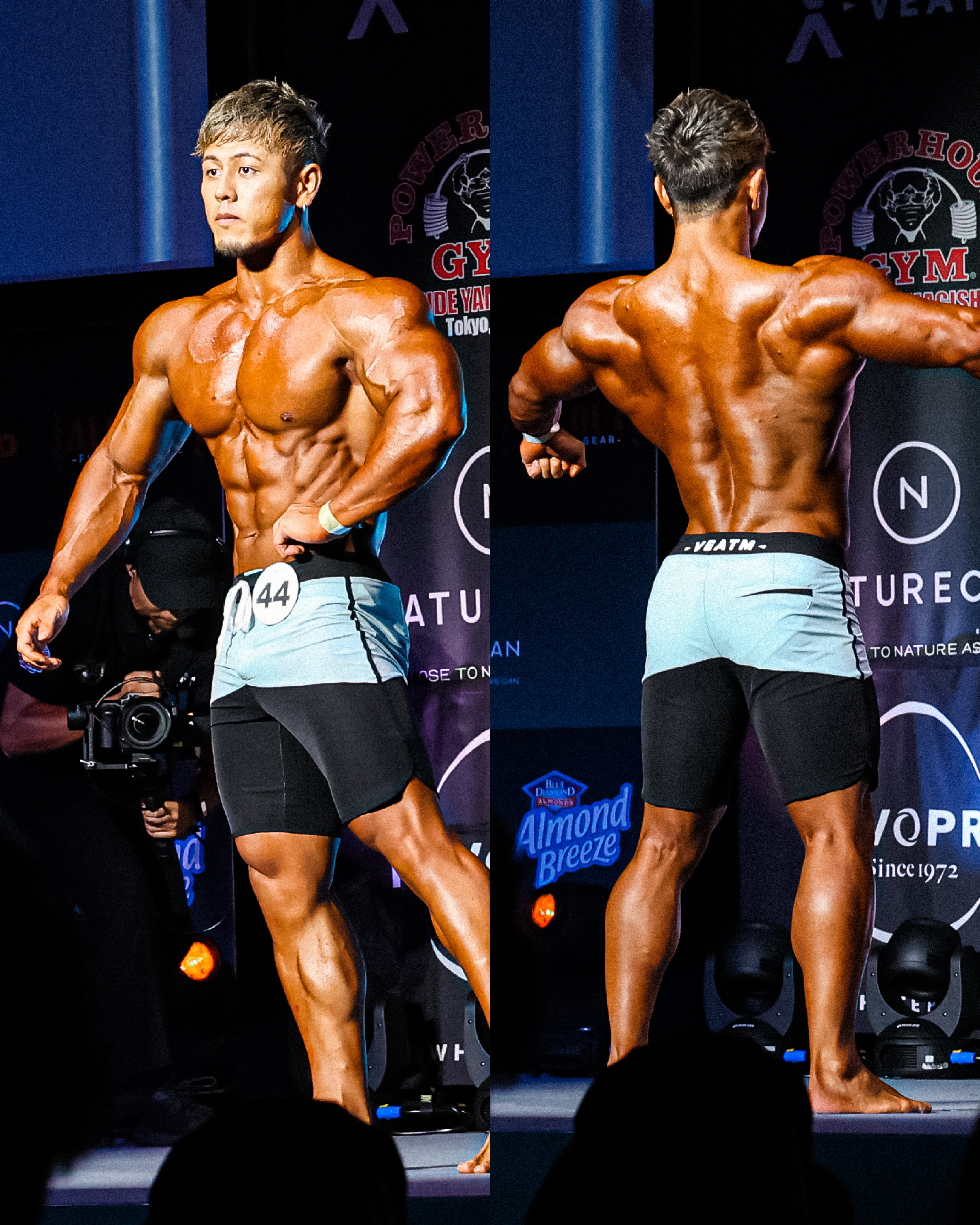 VEATM サーフパンツ Mサイズ VEATM サーフパンツ Mサイズ 黒/水色