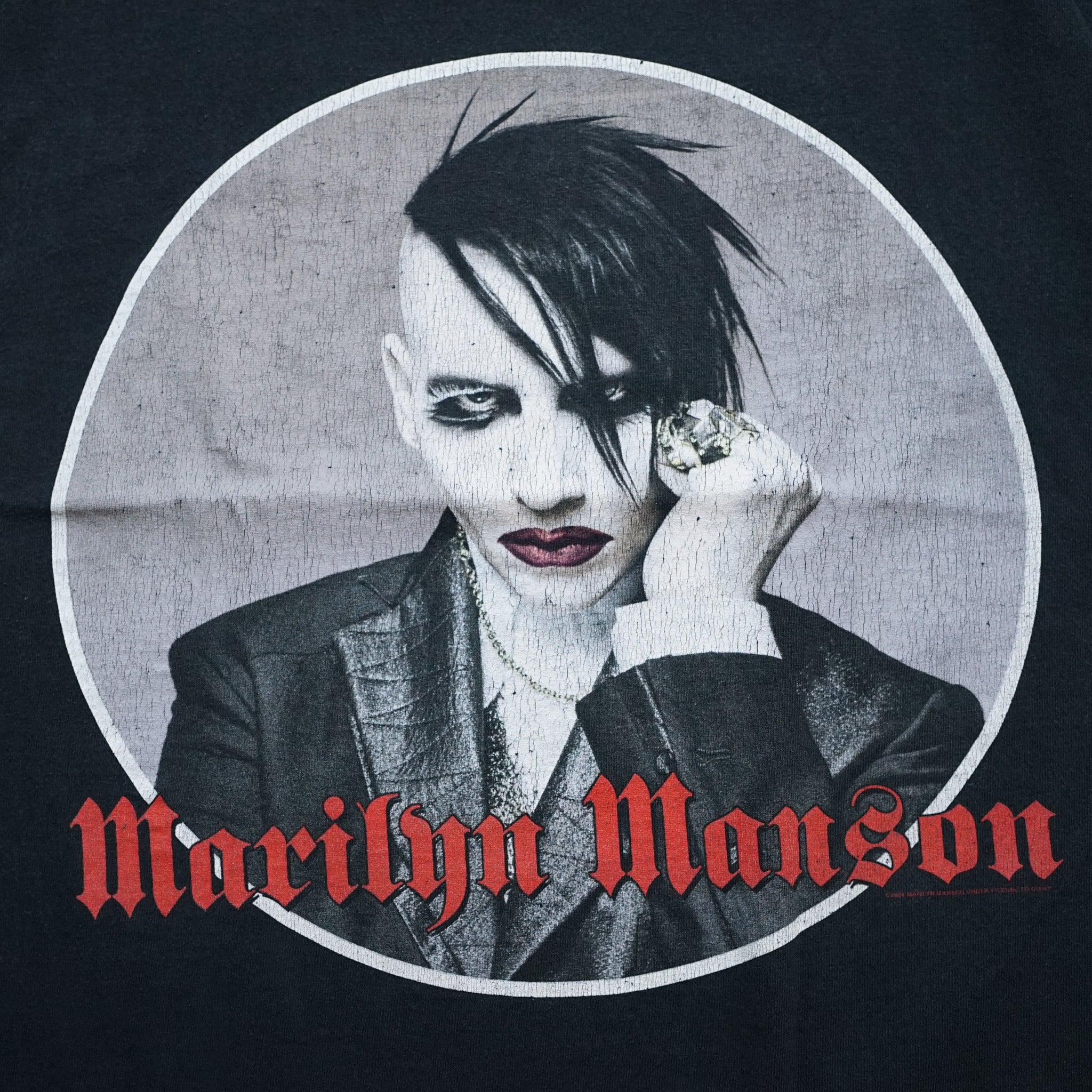 MARILYN MANSON AGAINST ALL GODS AMERICAN TOUR 2004 GIANT M-L