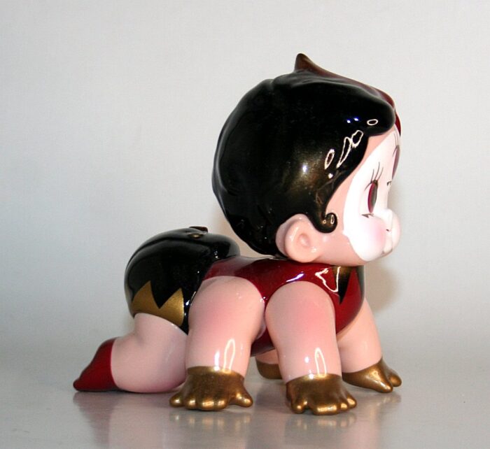 エディ・ドミニク・デュビアン 子供と怪獣 原画 キャンバスアート