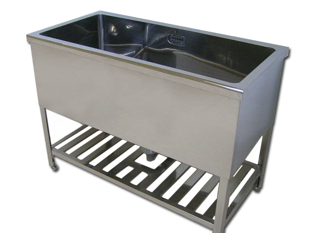 ドッグバス｜大型犬用1200サイズ｜トリミング用ステンレス製ドッグバス