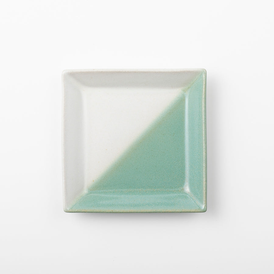 益子焼｜道祖土和田窯 Official Website】かけわけ 角皿200