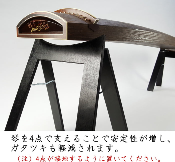 売り切り！送料込み！高級木製琴 13弦 ケース付 琴柱 琴枕付き お琴
