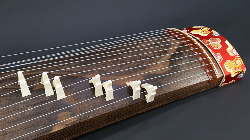 三線 琴柱 筝柱 天然素材 14個セット 和楽器 御琴 箱付 和