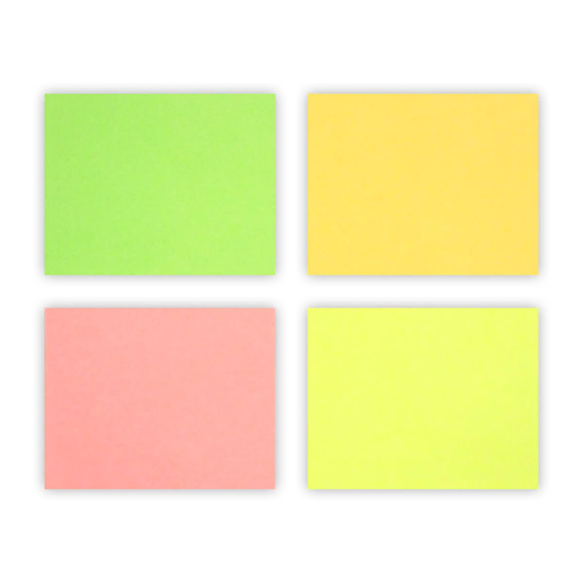 付箋 ふせん フセン FITMEMO フィットメモ 蛍光 4本 40×50mm 200枚 026232