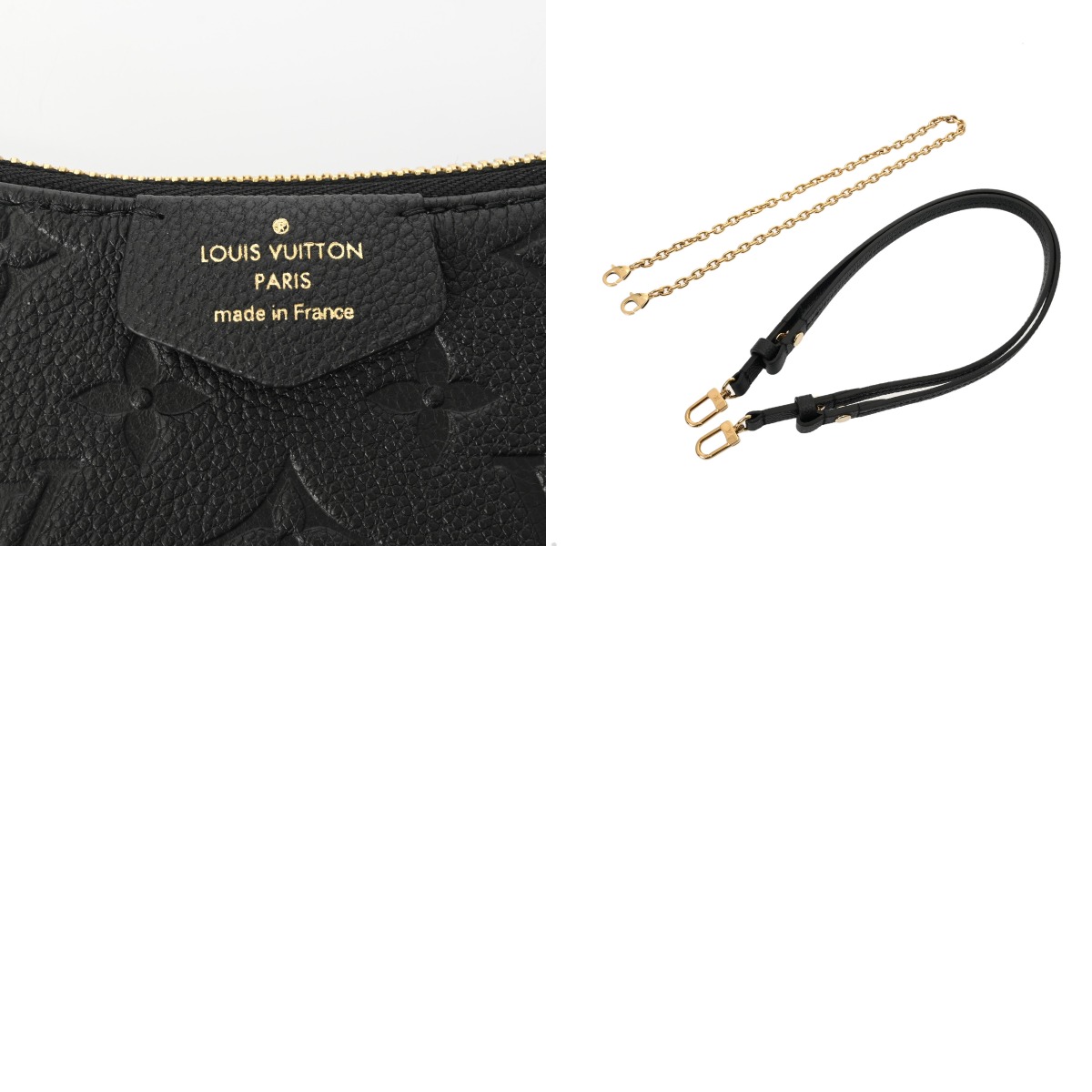 ルイ ヴィトン モノグラムアンプラント イージーポーチ ノワール