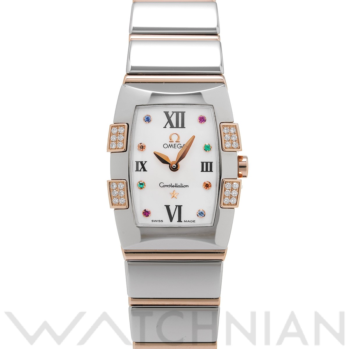 オメガ / OMEGA コンステレーション ミニ クアドレラ 1283.79 ホワイト