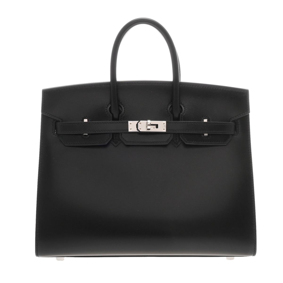 エルメス バーキン 25 セリエ ブラック ボックスカーフ レディース