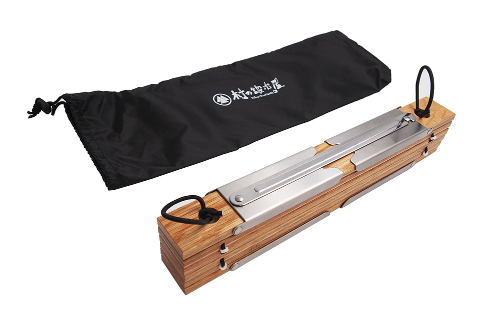 キャプテンスタッグ × 村の鍛冶屋 コラボ ウッドロールテーブル