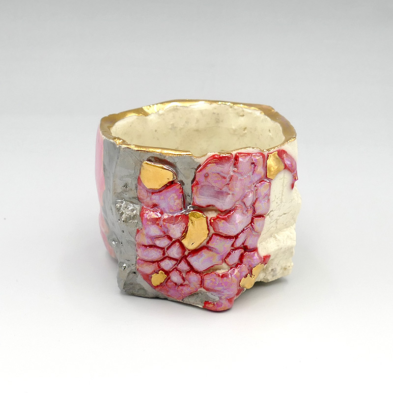 市川透 ぐい呑 ray 未使用 共箱 備前 酒器 市川 透 作 「酒呑