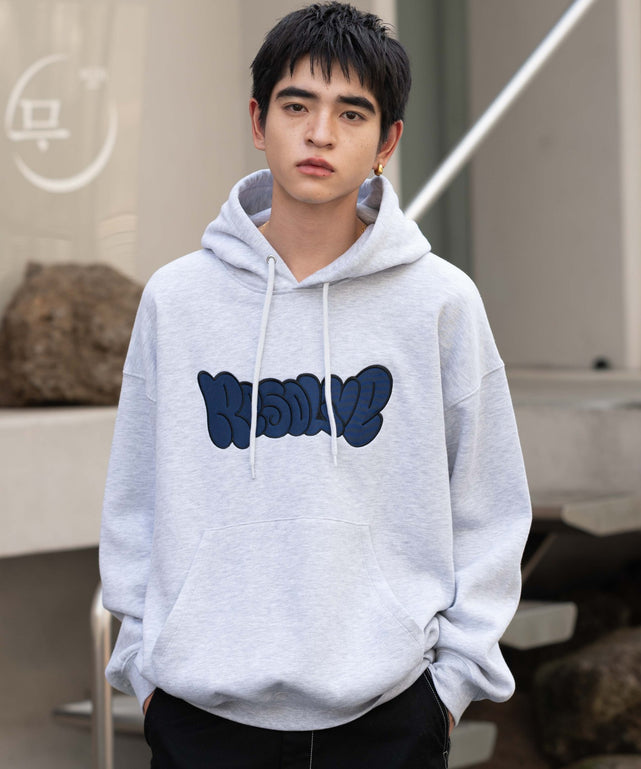 ТWS WEGOコラボ グラフィックZIPパーカー ネイビー Lサイズ