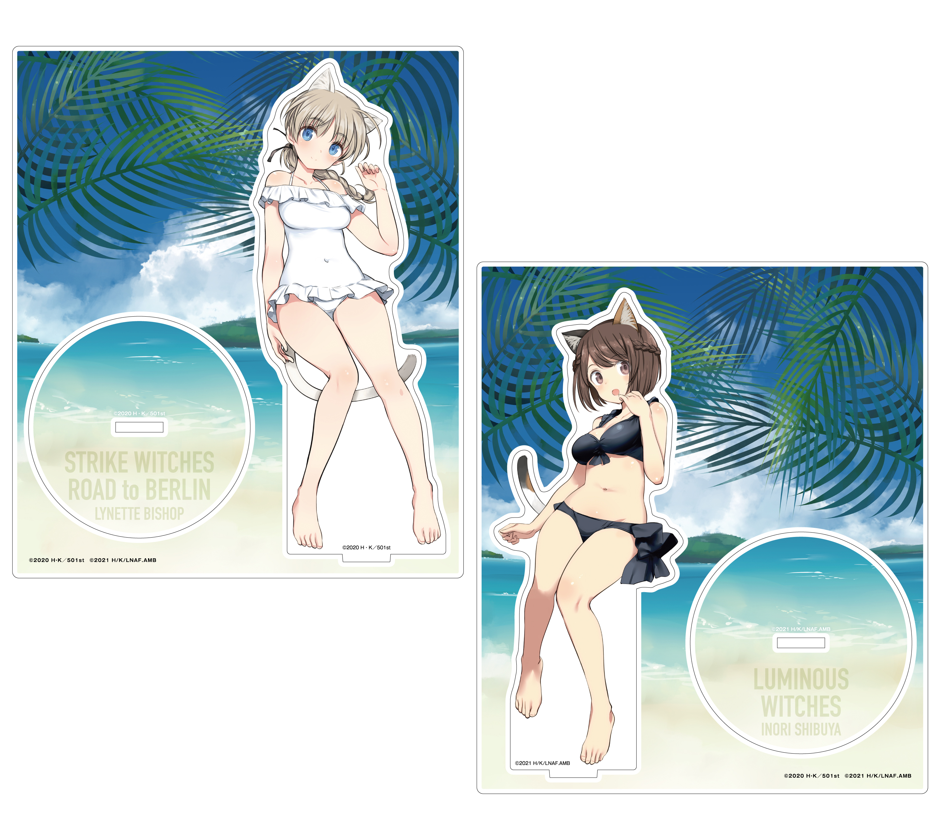 ストライクウィッチーズ ルミナスウィッチーズ Tシャツ マフラータオル