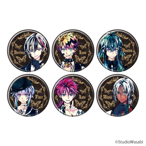 あくねこ アモン こころあったかハート 缶バッジ 65個 あくねこ アモン