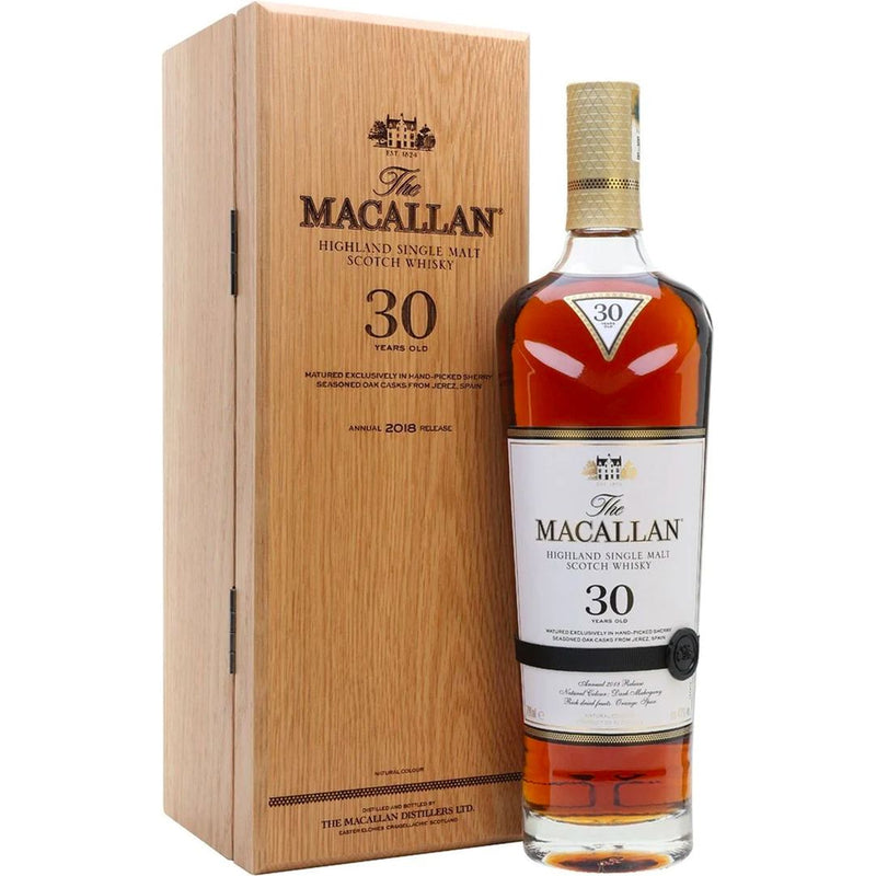 Buy Macallan Sherry Oak 30 Year Single Malt Online | Whiskey Caviar