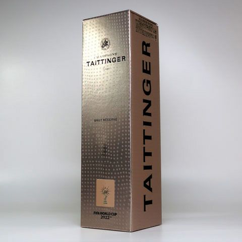 貴重品 Taittinger 2022年 FIFAワールドカップ記念ボトル Taittinger