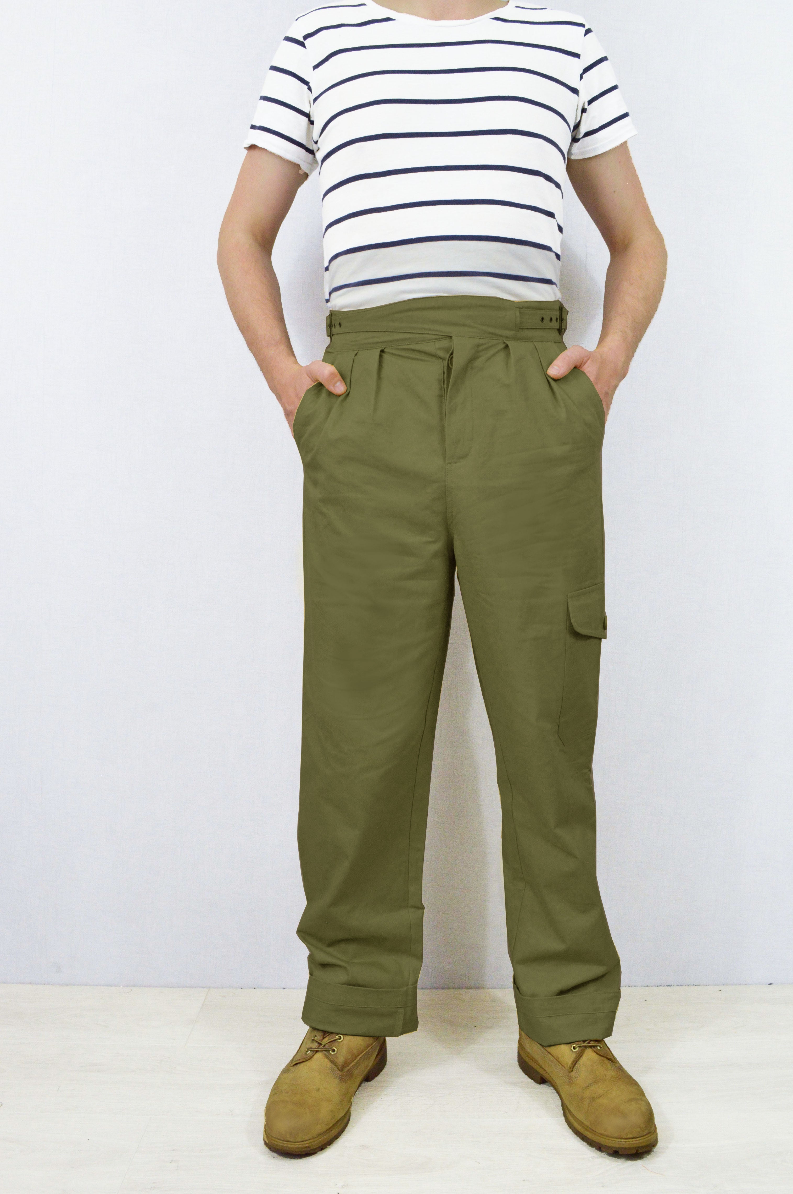 High Waisted Gurkha Pants – Wolf Clothing Collective Ltd