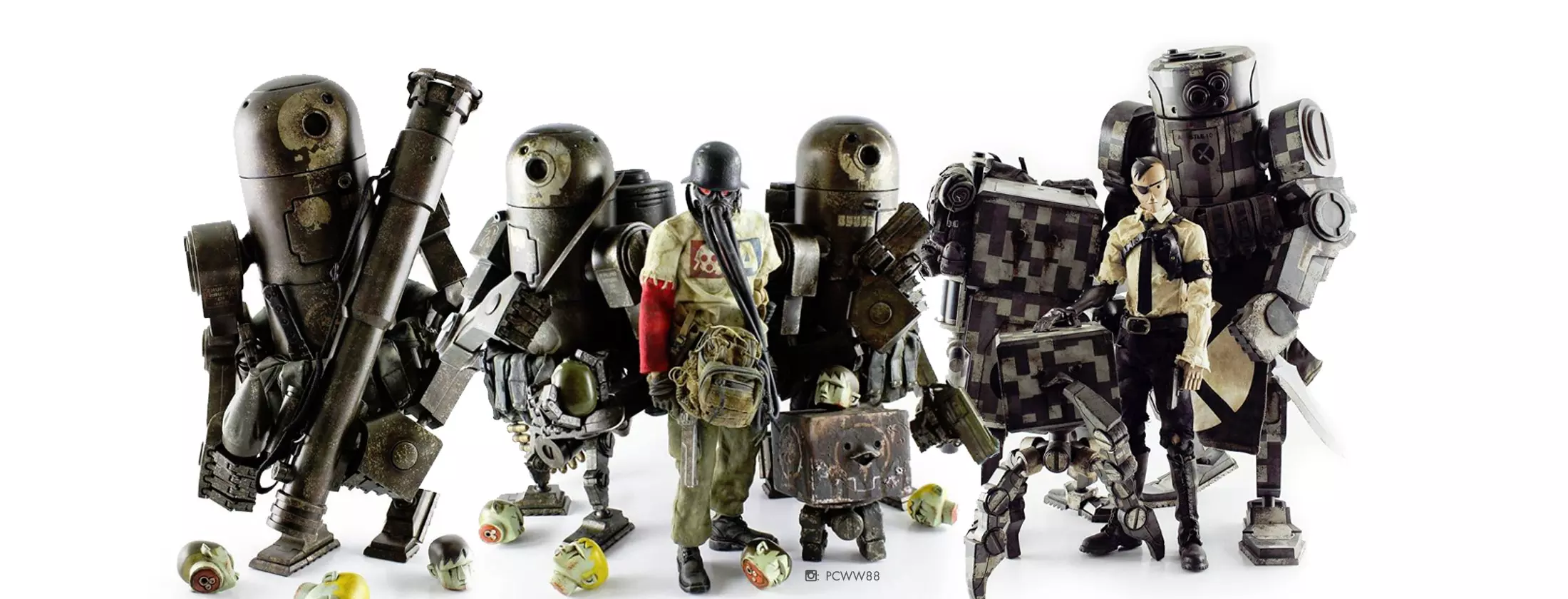 threeA WWR フィギア Threea toysスリーエートイズwwrp grunt