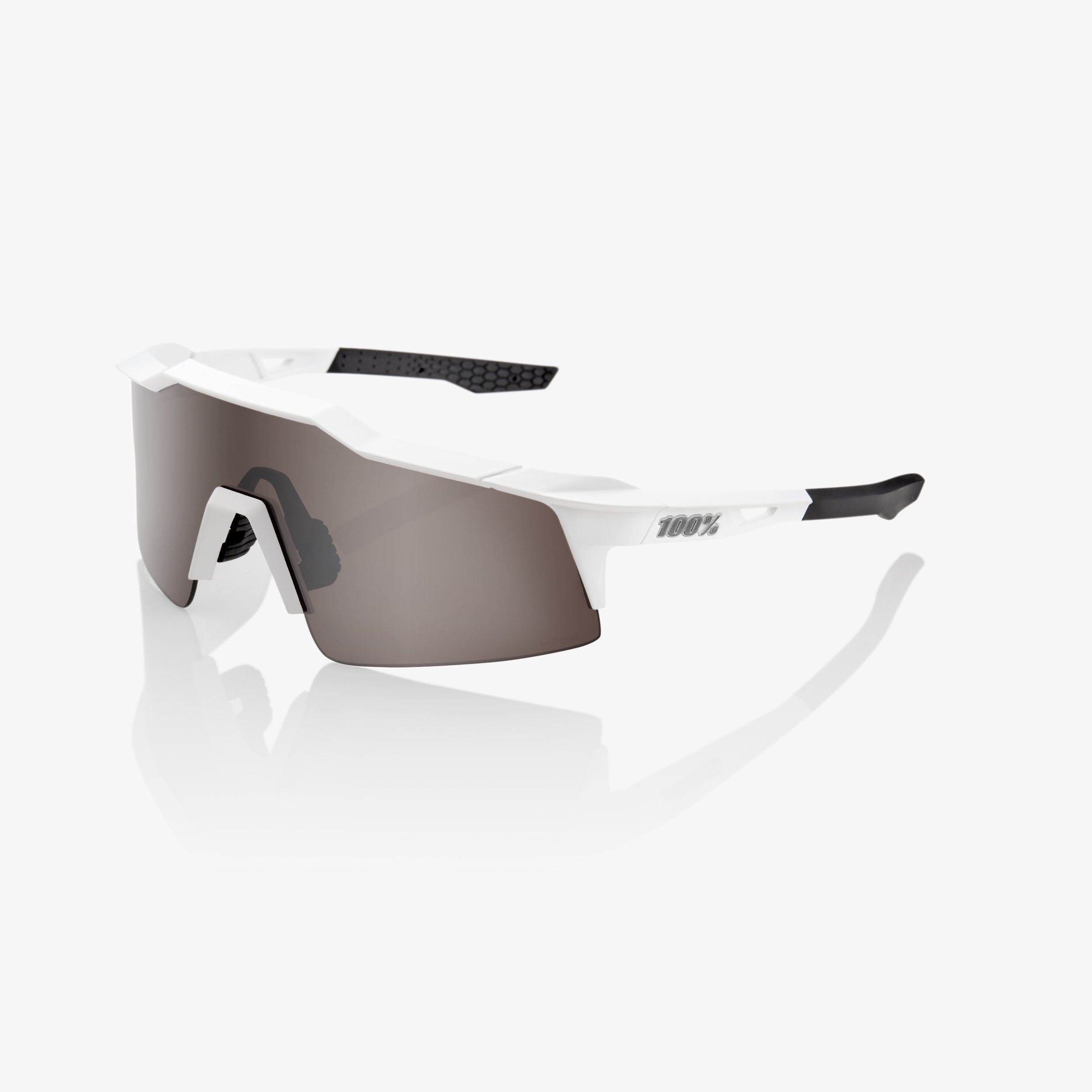 SPEEDCRAFT¨ SL - Matte White - HiPER¨ Silver Mirror Lens – 100%