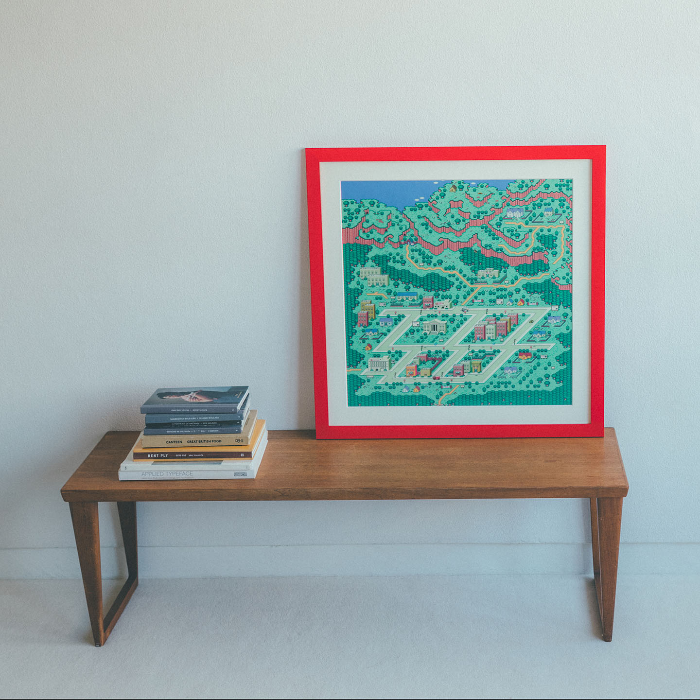 新品 レプリカスクリーン MOTHER2 フォーサイド Lサイズ 黒枠 MOTHER