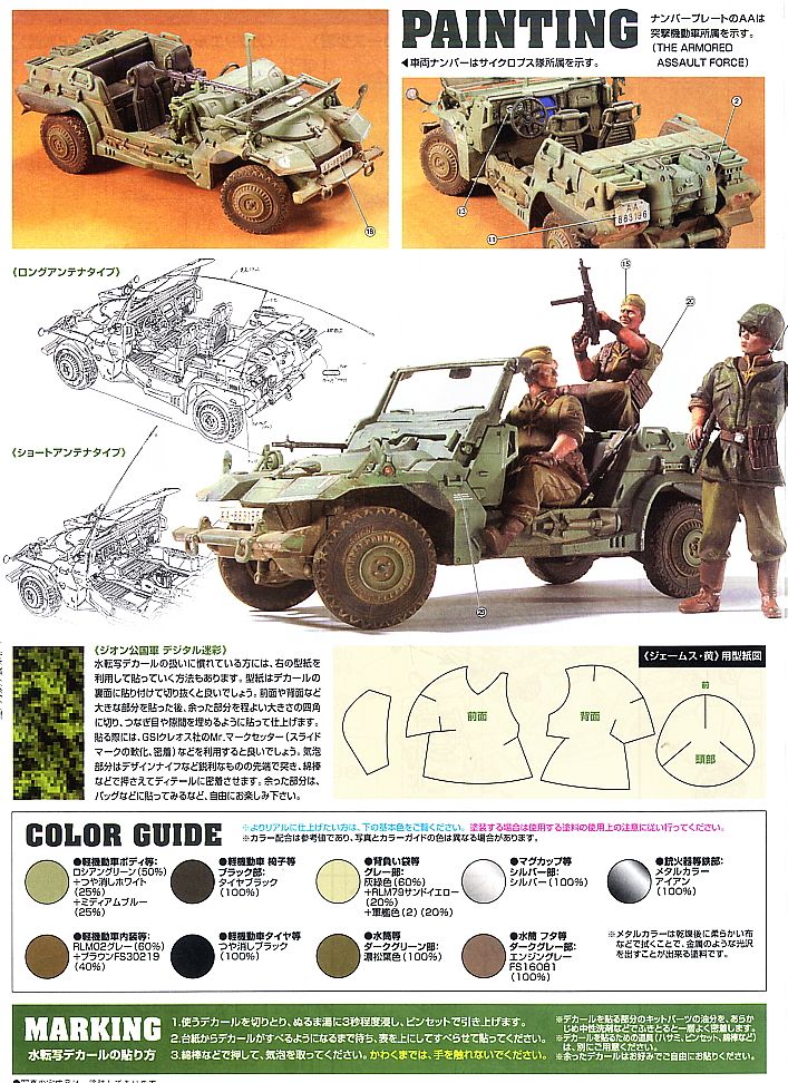 1/35 UC 地球連邦軍対MS特技兵セット ジオン公国軍 サイクロプス隊