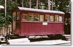 木曽森林鉄道 B型客車 木曽森林鉄道の客車(B型客車とC型客車)