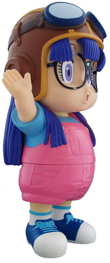 Dr.スランプ アラレちゃん」 デカソフビ 則巻アラレ 飛行帽 Ver