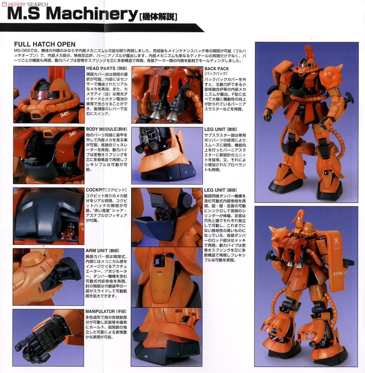 MS-06S シャア専用ザクII (PG) (ガンプラ) - ホビーサーチ ガンプラ他