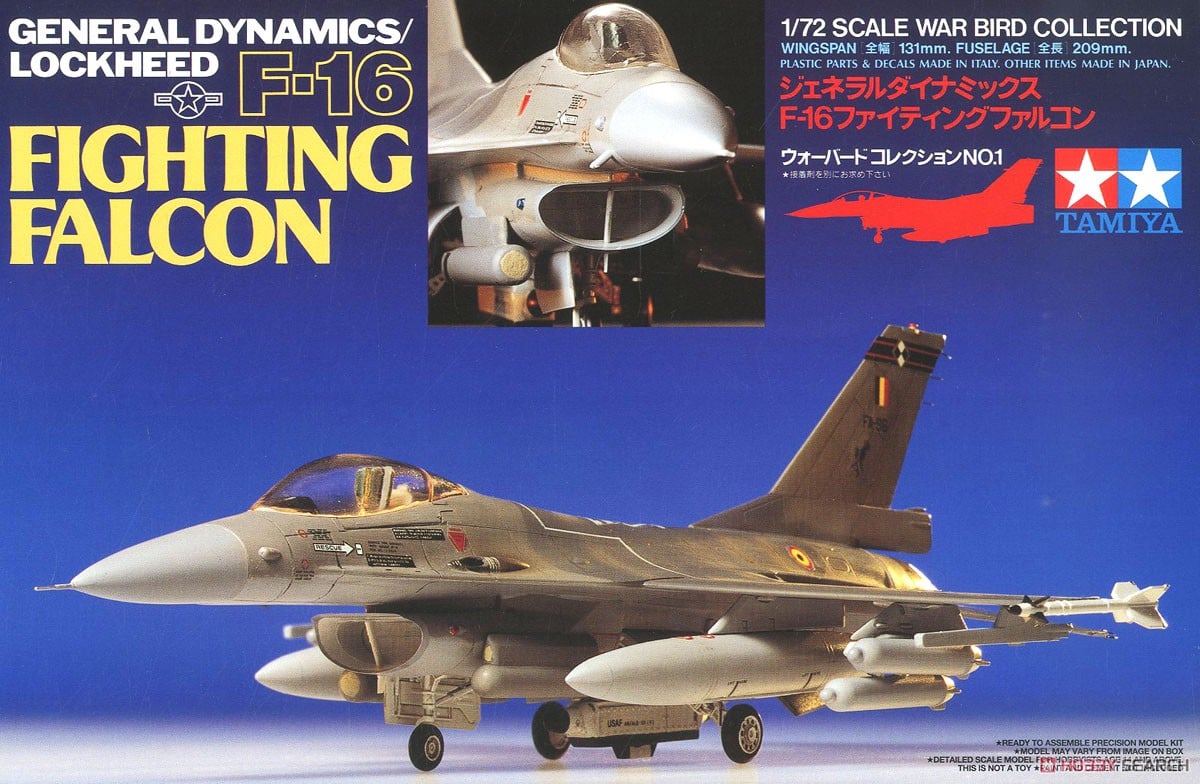 タミヤ 1⁄48 F-16 ファイティングファルコン 完成品