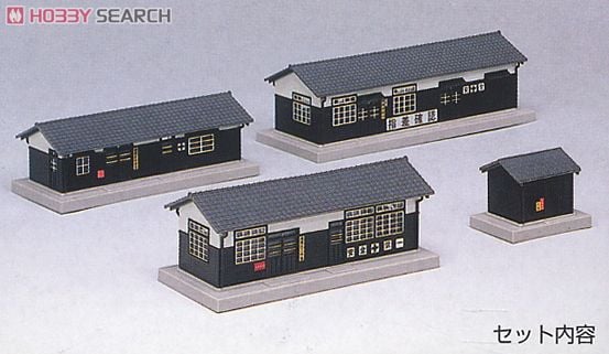Nゲージ 鉄道模型 草地と山 ポツンと一軒家 構内建物セット (イージー
