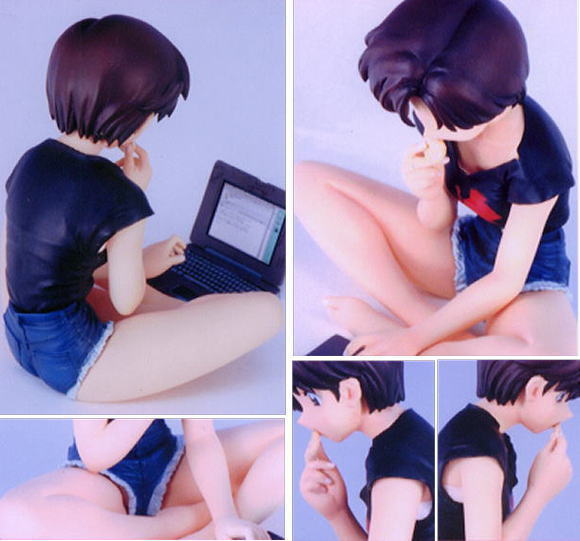 クルシマ製作所】1/8伊吹マヤ（ノートパソコン）アクリルベース付