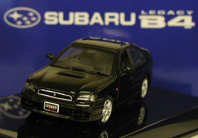 オートアート 1/43 レガシィB4 '99 ブラック ダイキャスト製 完成品