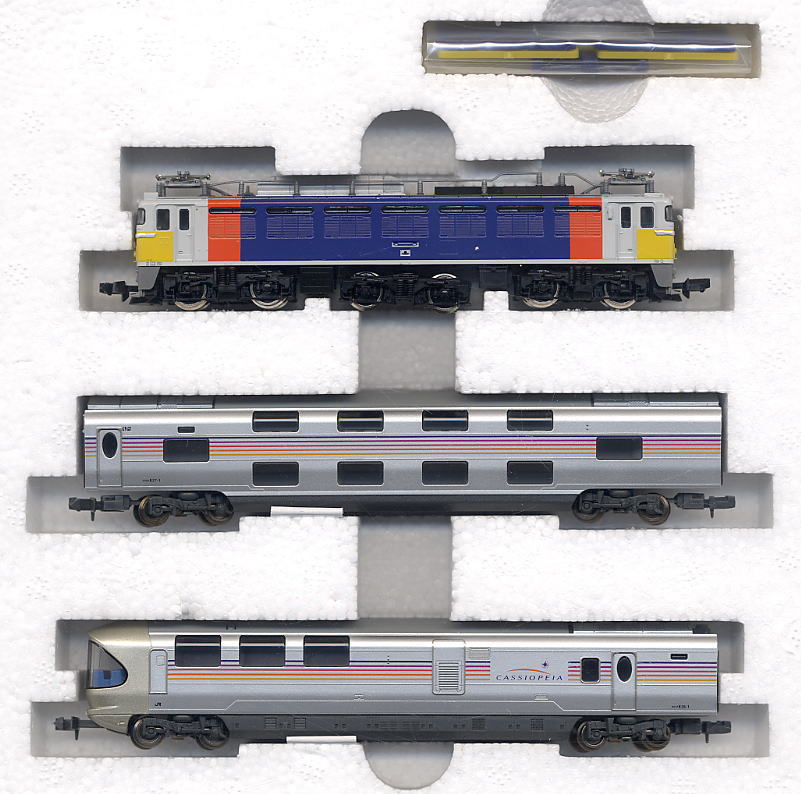 本日限り新品ED79付きTOMIX E26系カシオペヤフルセット JR E26系客車