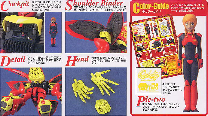 AMX-004-3 キュベレイMk-II (プルツー専用機) (MG) (ガンプラ