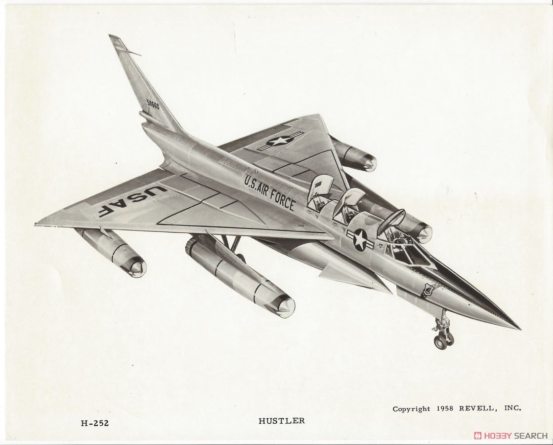 コンベア B-58 ハスラー 超音速爆撃機 (プラモデル) - ホビーサーチ