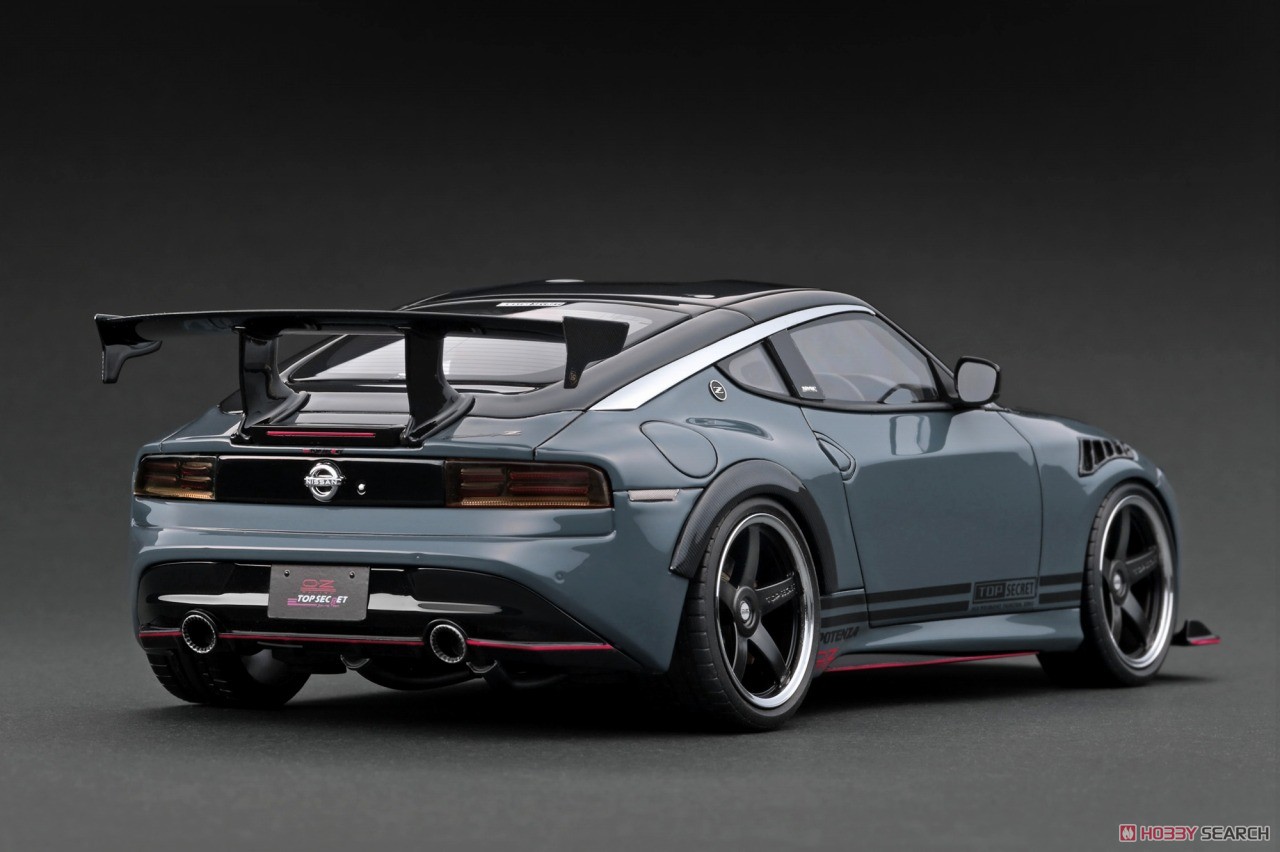 TOP SECRET Fairlady Z (RZ34) Stealth Gray (ミニカー) - ホビー