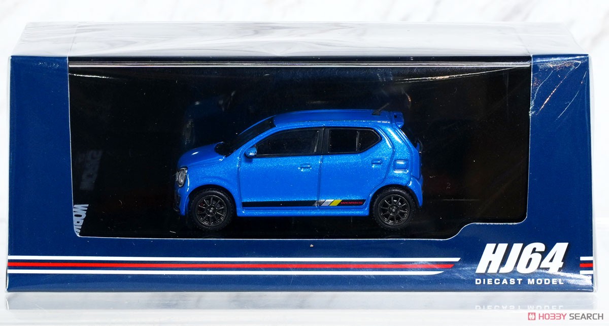 スズキ アルト ワークス (HA36S) ブリスクブルーメタリック (ミニカー