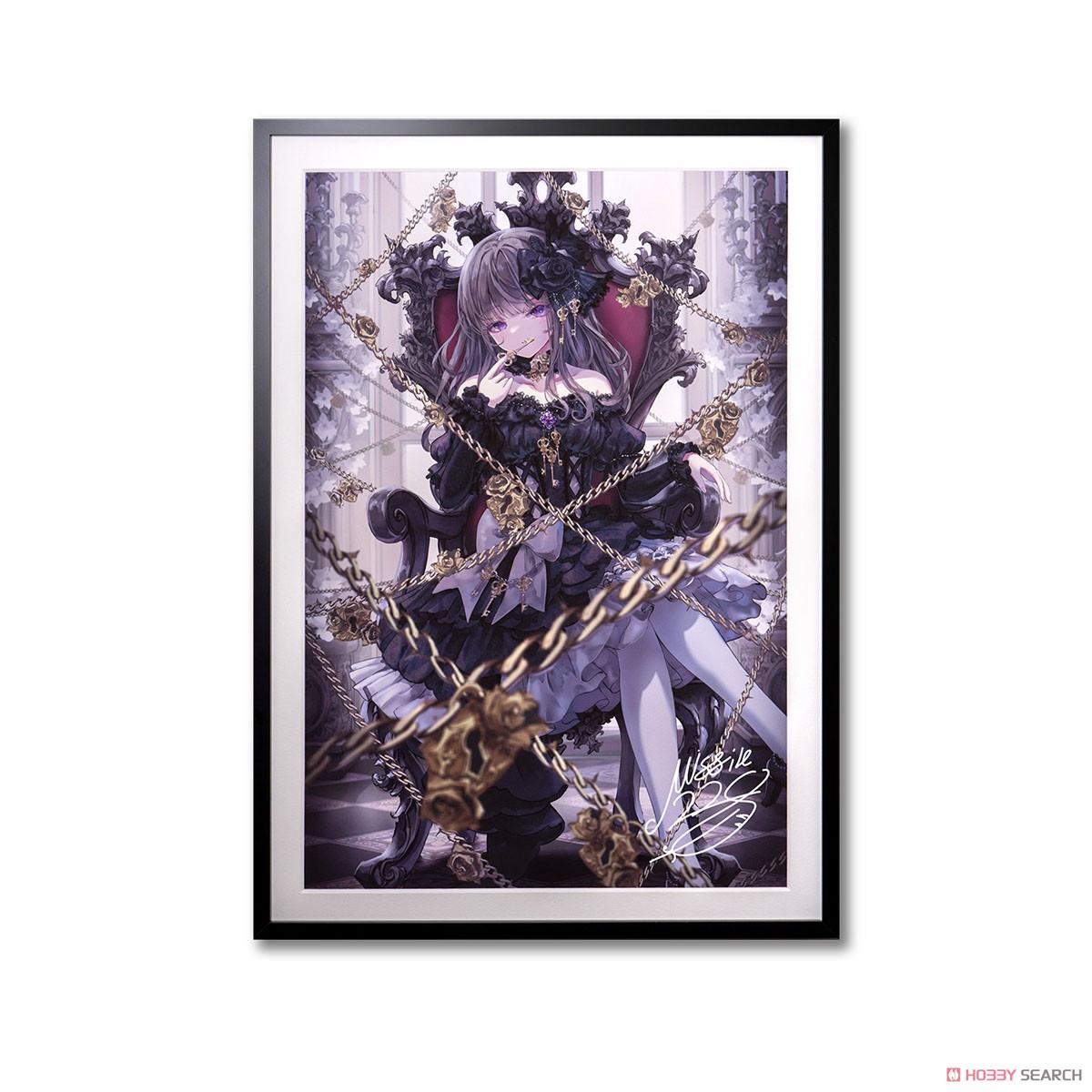 おしおしお 直筆サイン入り アルミ・アクリル特殊加工アート 10枚限定